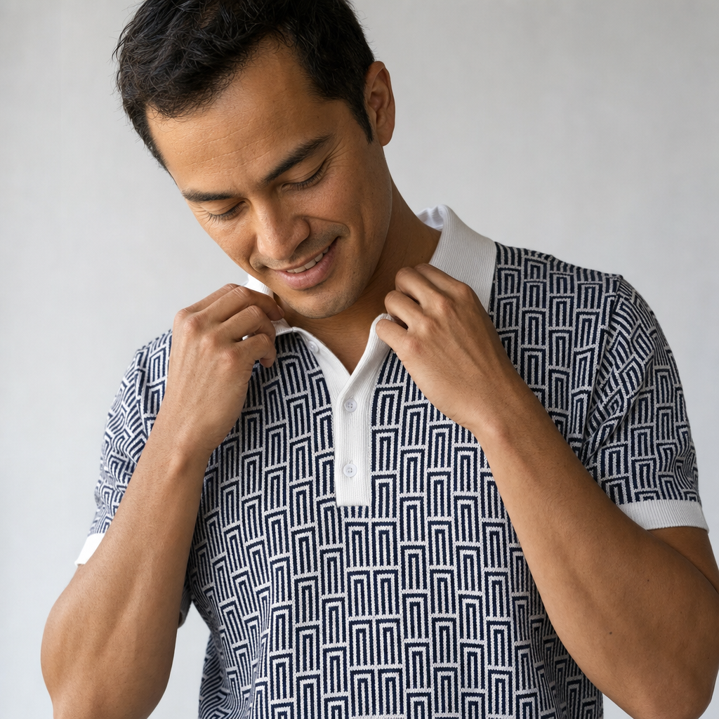 The Enigma Knit Polo