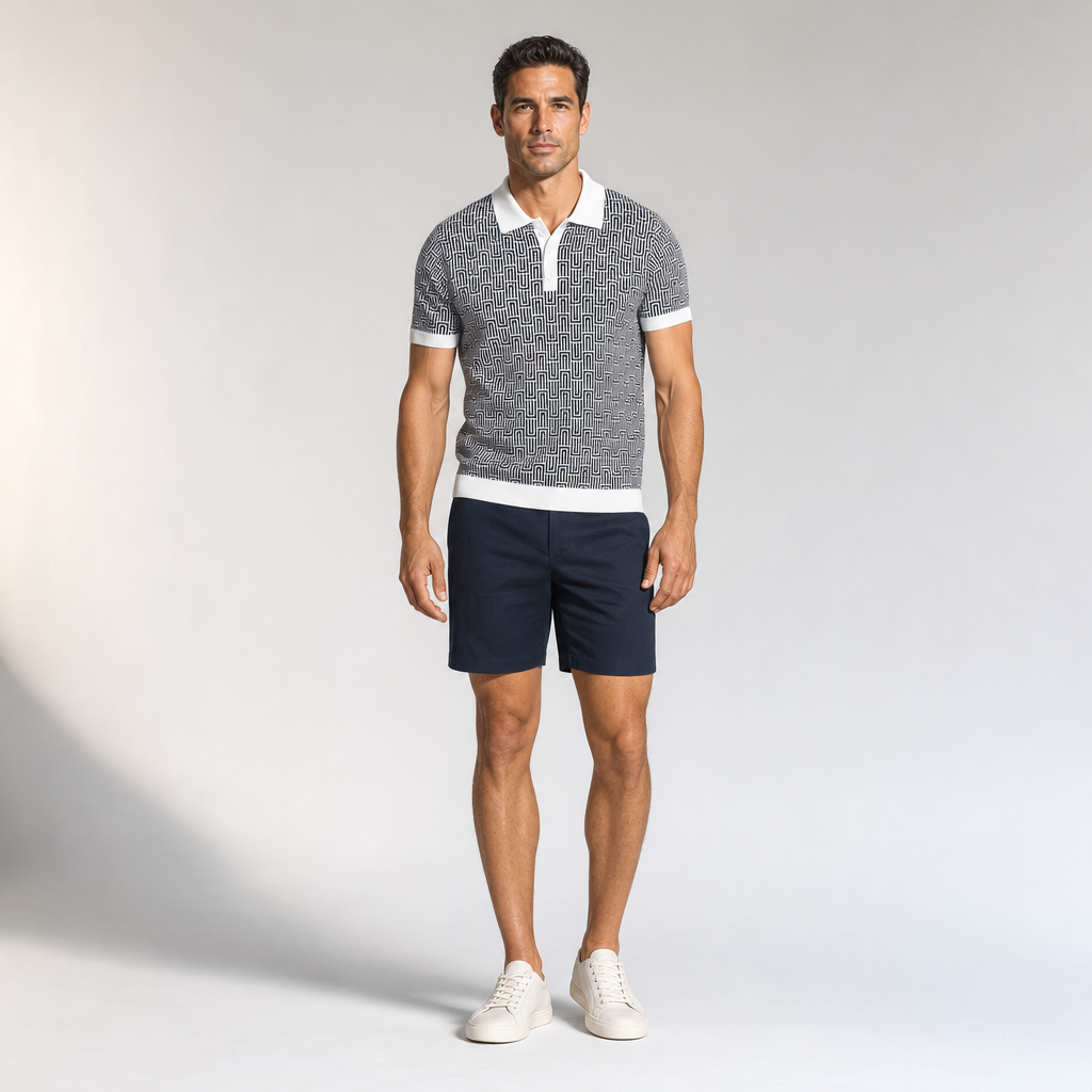 The Enigma Knit Polo