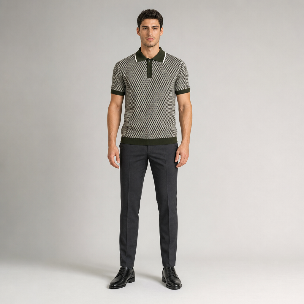 The Pavilion Jacquard Polo