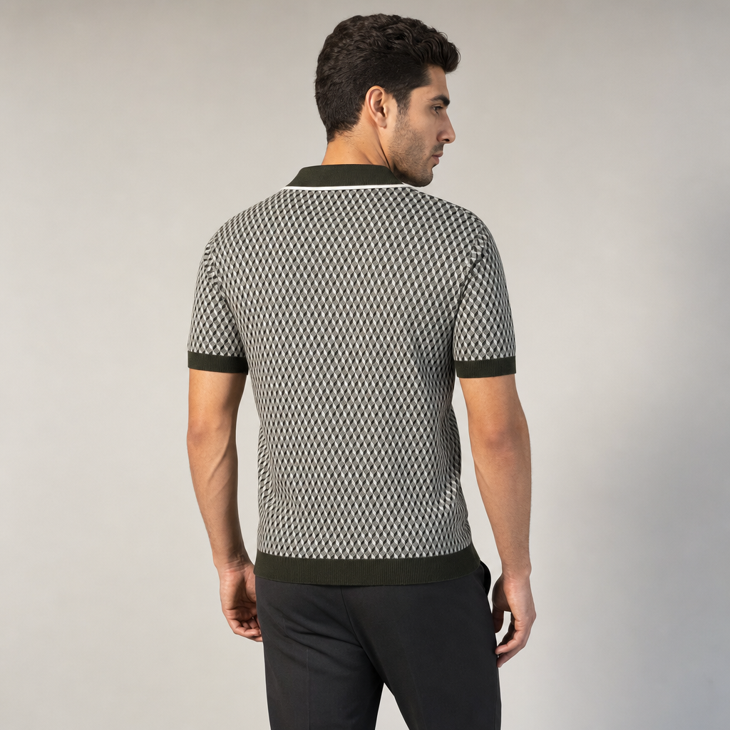 The Pavilion Jacquard Polo