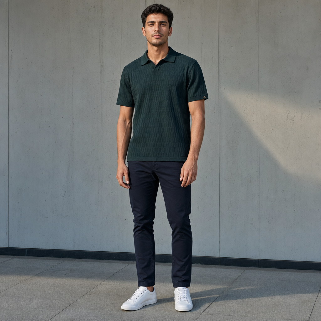 The Archivist Emerald Polo