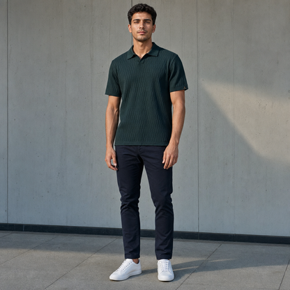 The Archivist Emerald Polo