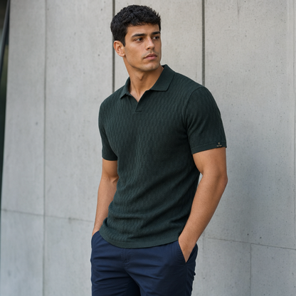 The Archivist Emerald Polo