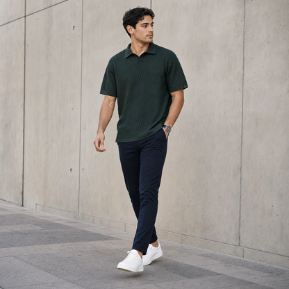 The Archivist Emerald Polo
