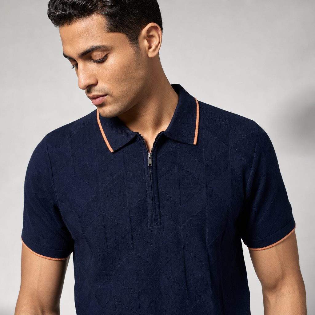 The Montclair Jacquard Polo