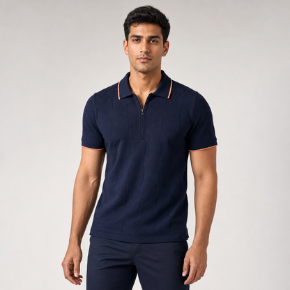 The Montclair Jacquard Polo