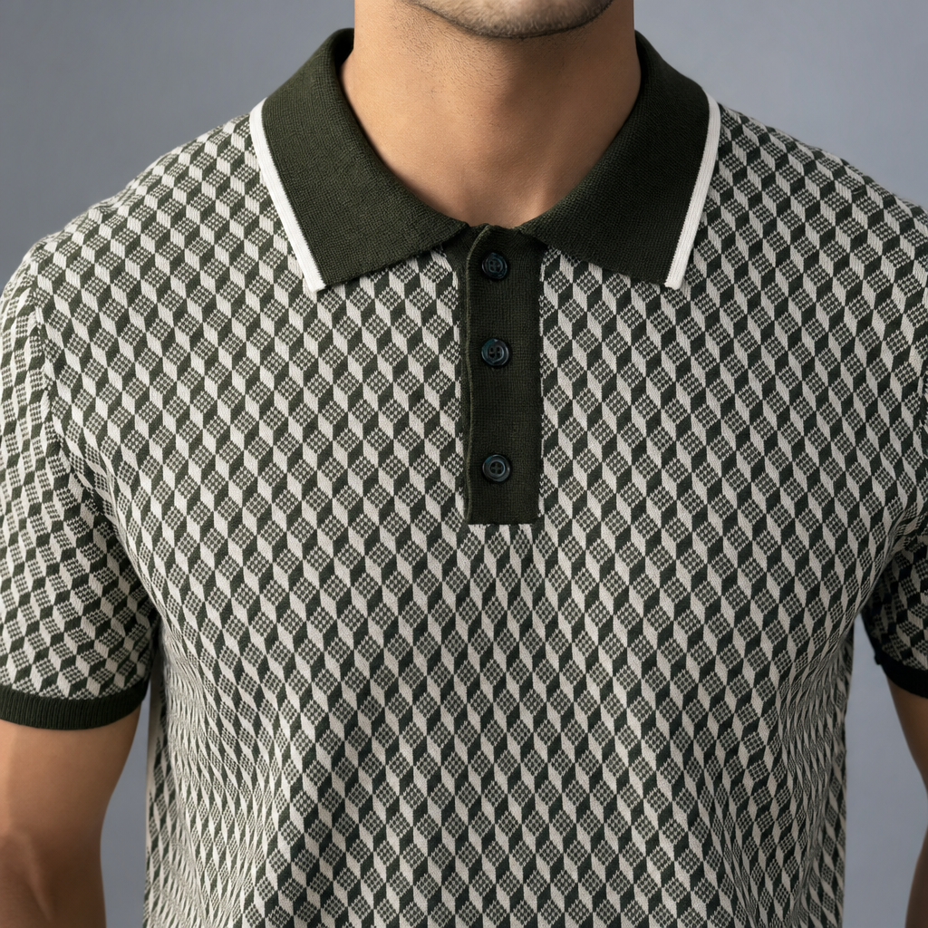 The Pavilion Jacquard Polo