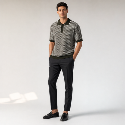 The Pavilion Jacquard Polo
