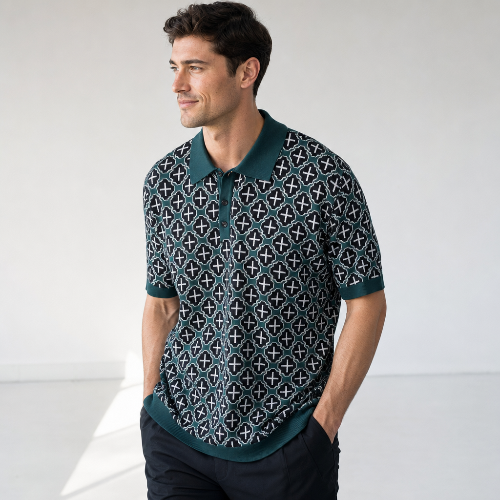 The Chevron Mosaic Polo