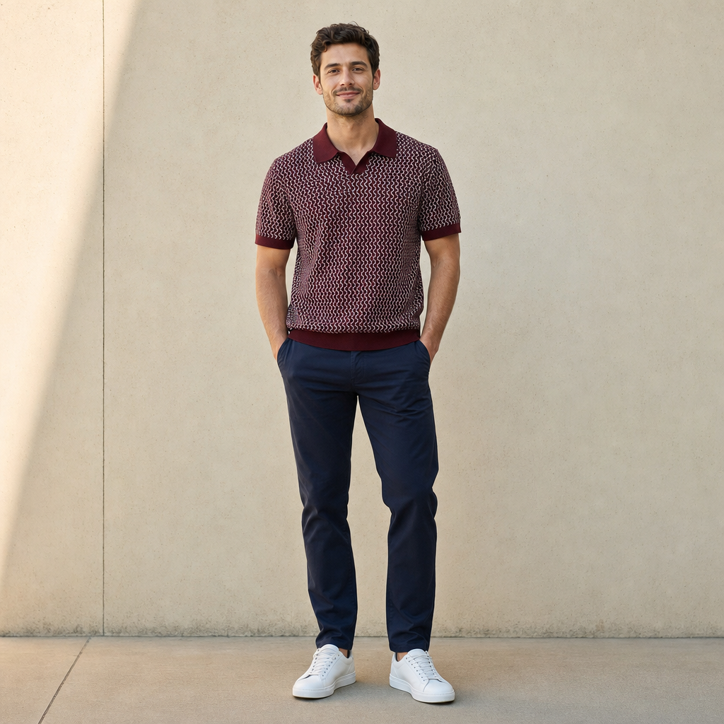 The Garrison Knit Polo