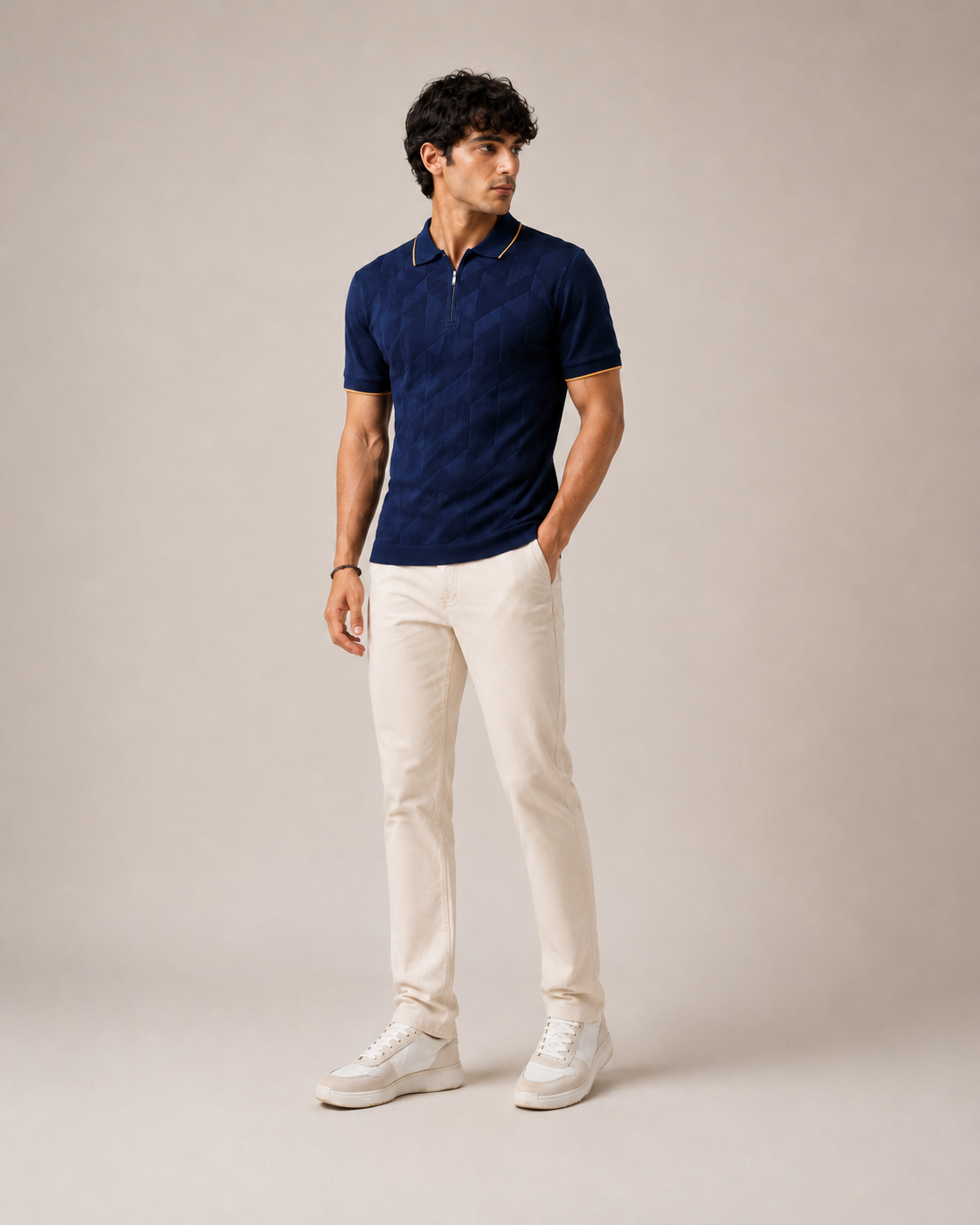 The Montclair Jacquard Polo