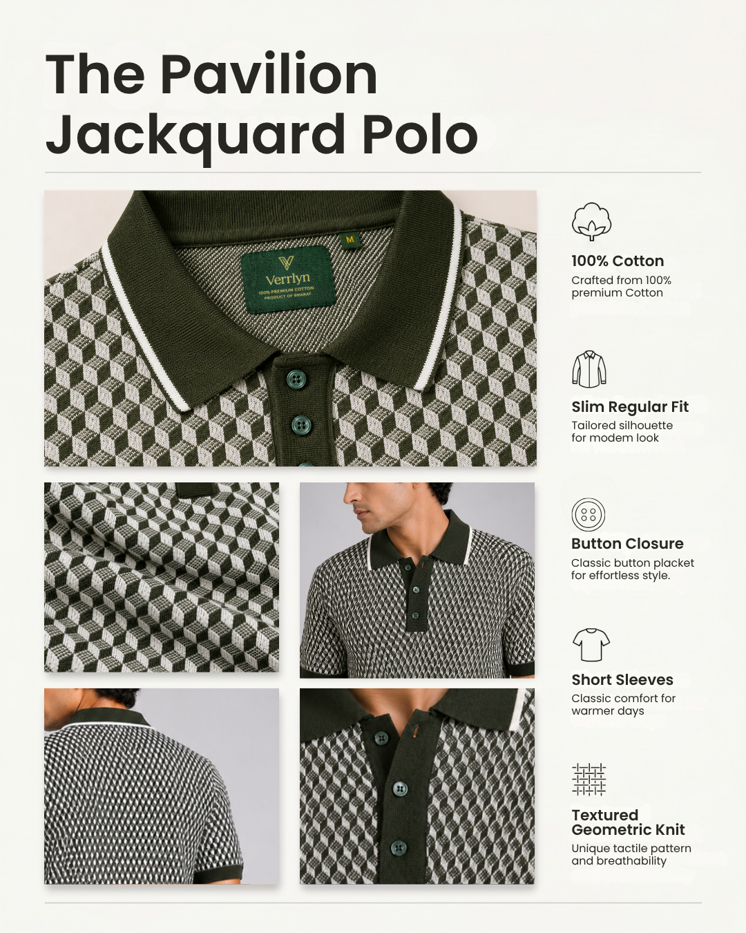 The Pavilion Jacquard Polo