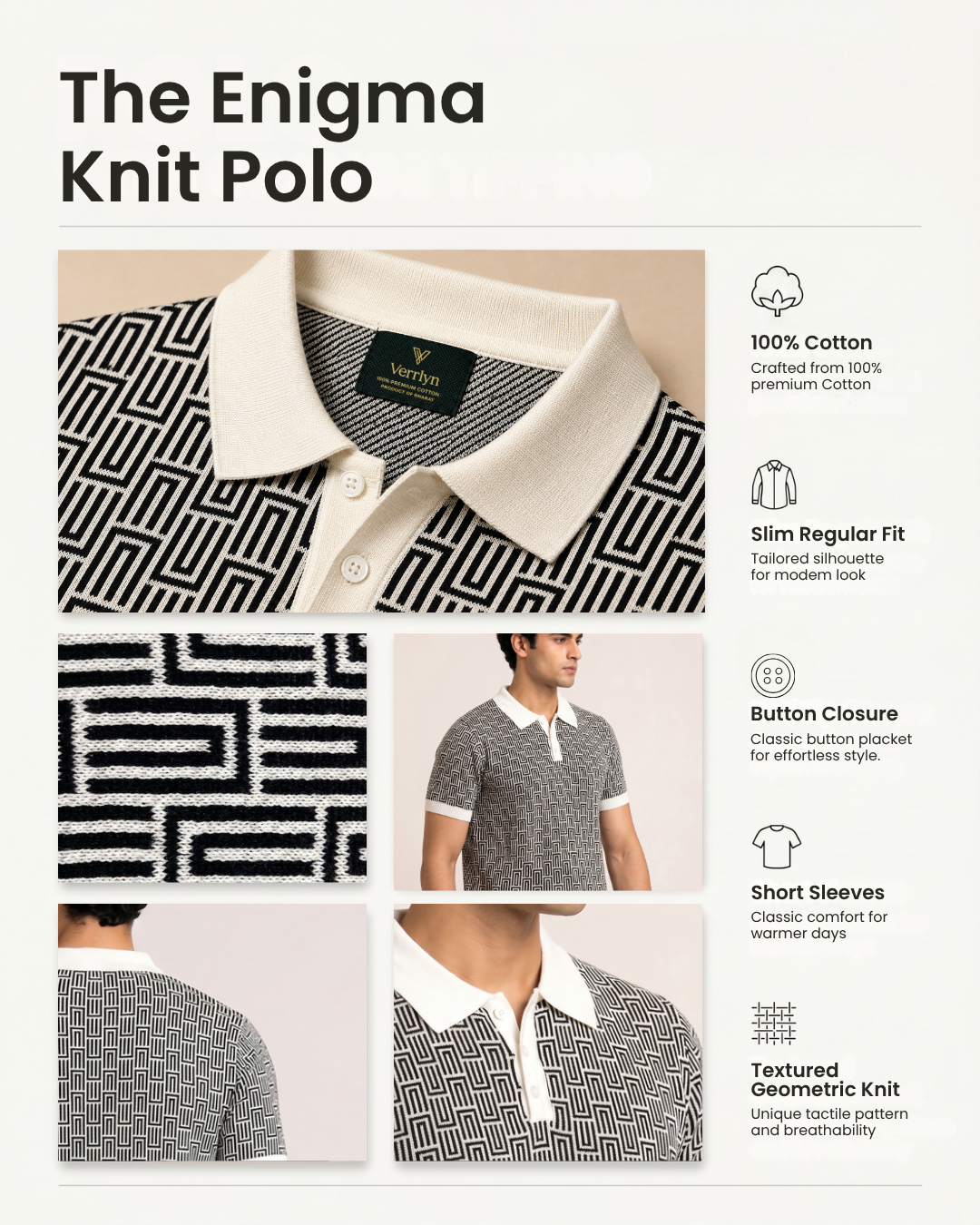 The Enigma Knit Polo