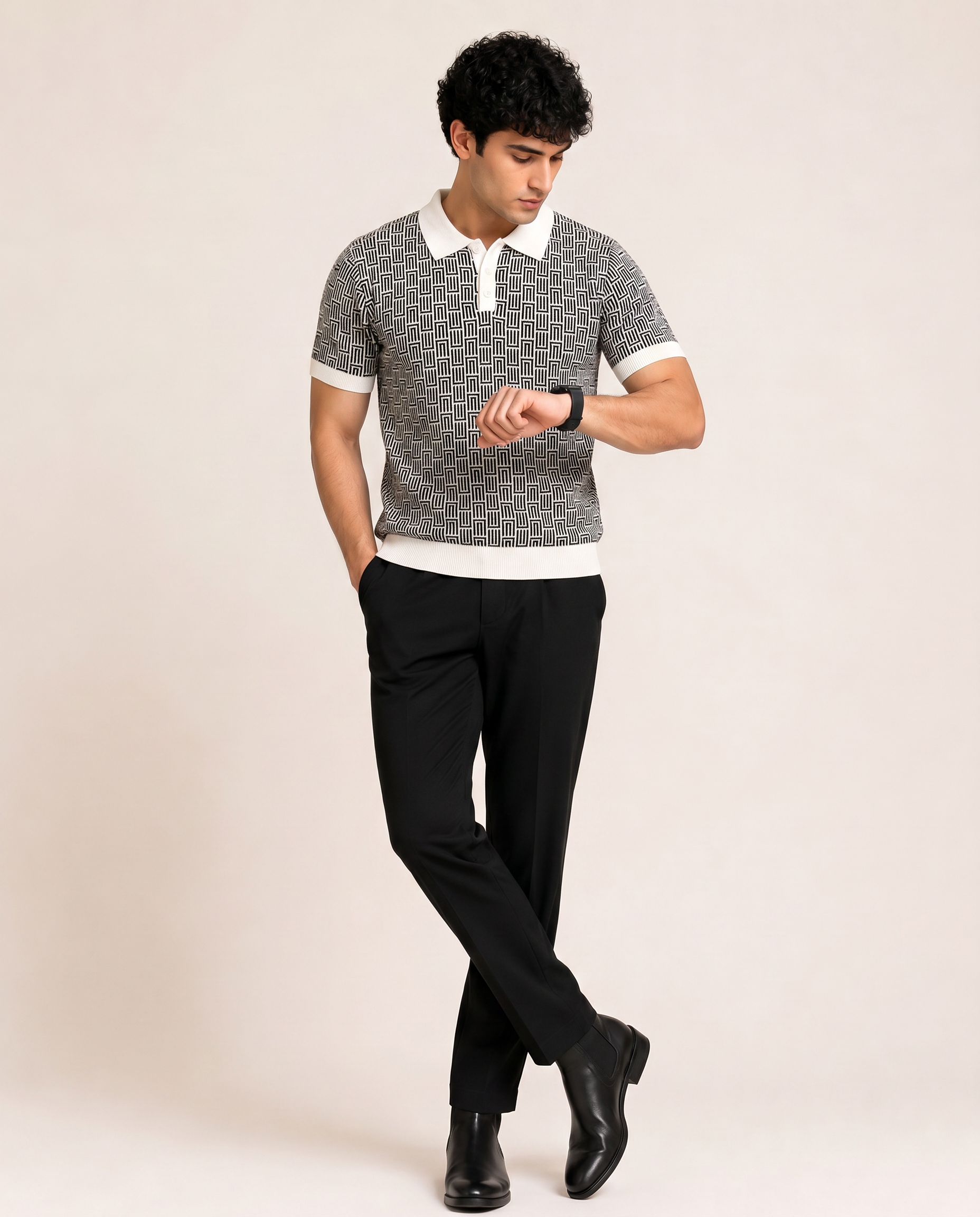 The Enigma Knit Polo