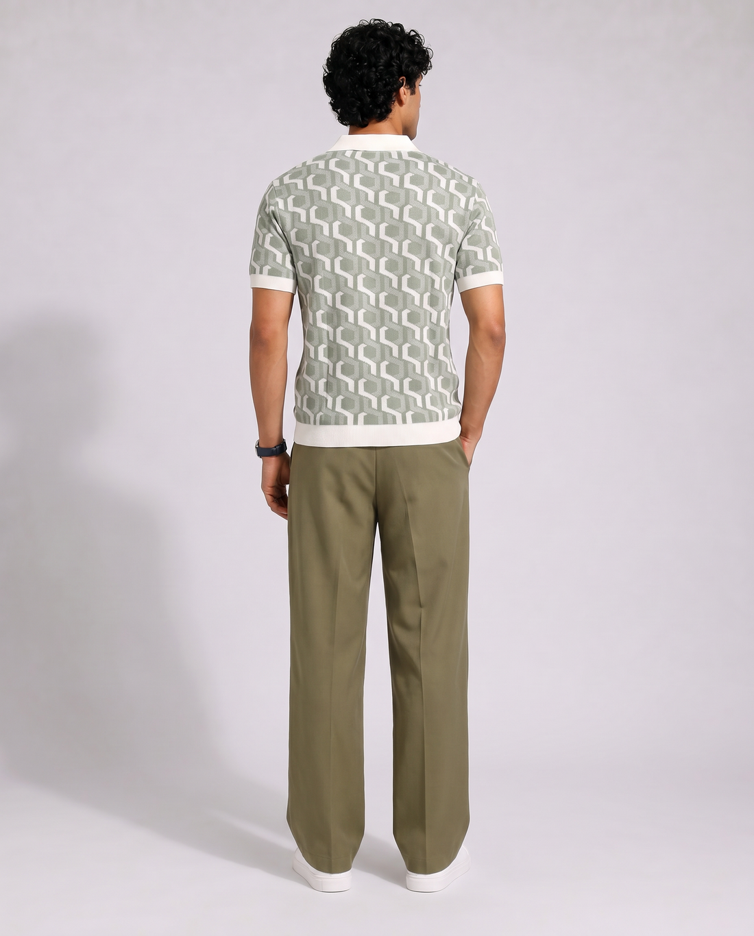 Verdant Estate Jacquard Polo