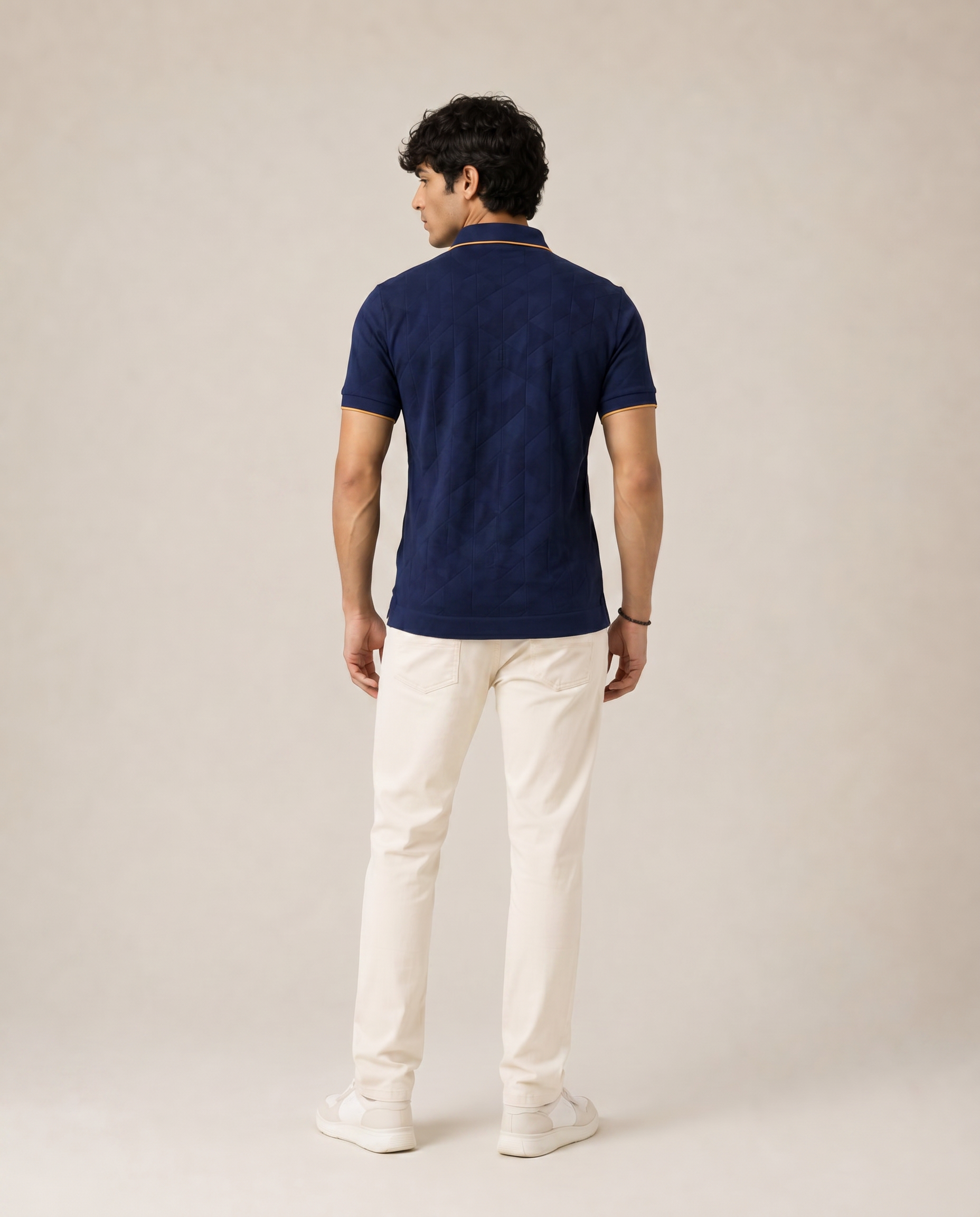 The Montclair Jacquard Polo