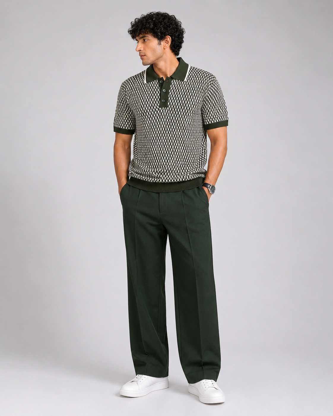 The Pavilion Jacquard Polo