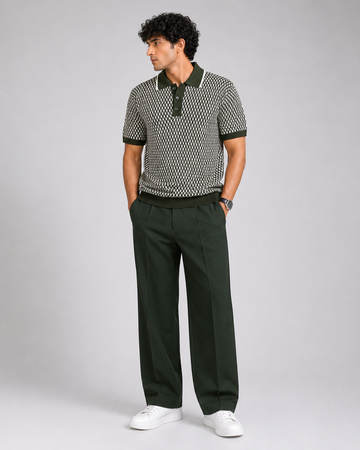 The Pavilion Jacquard Polo